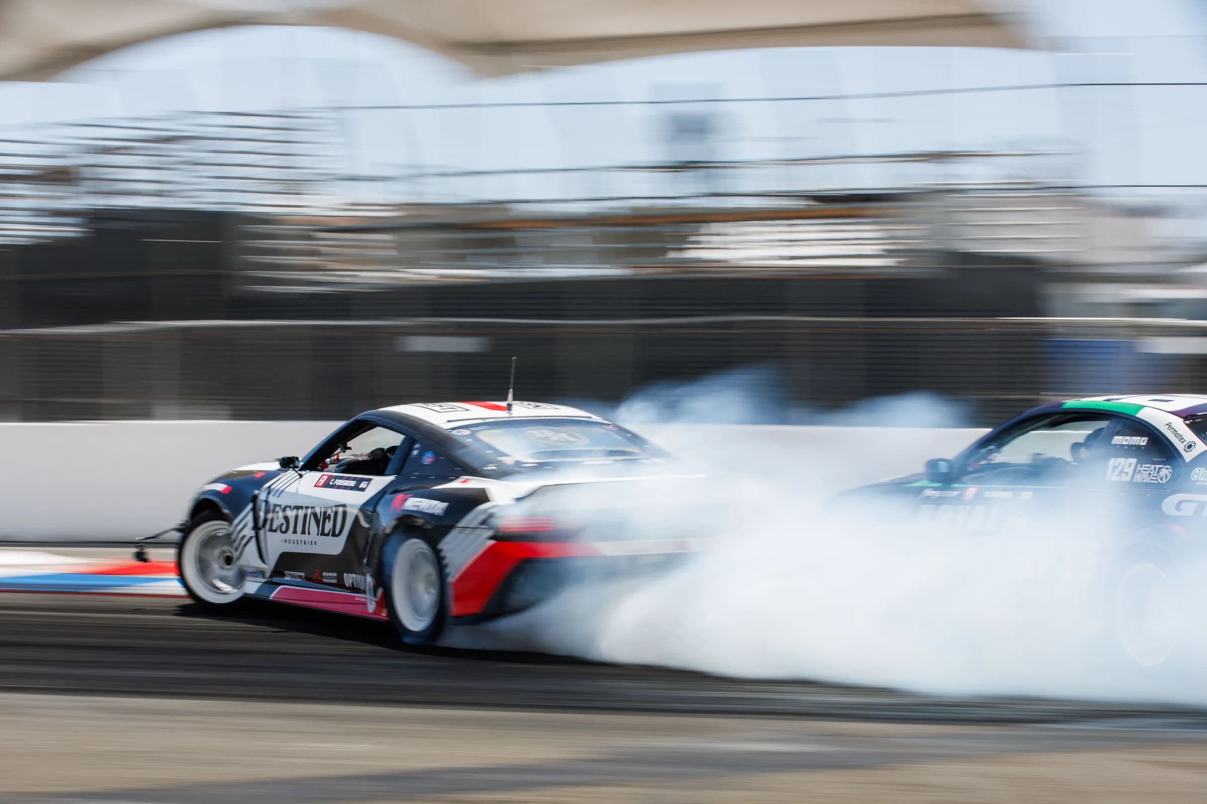 Motion blur tandem drift