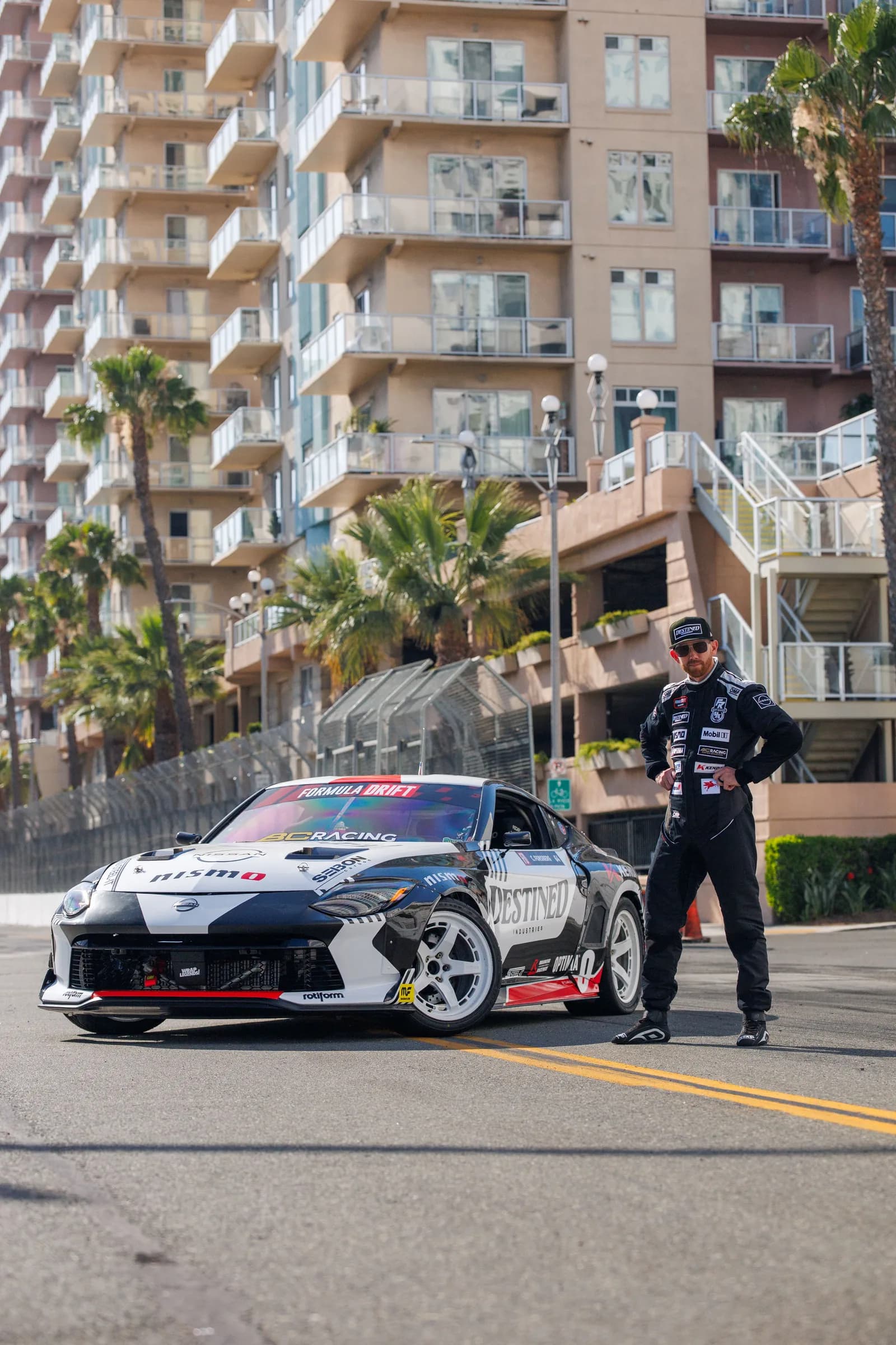 Driver and car with LB buildings