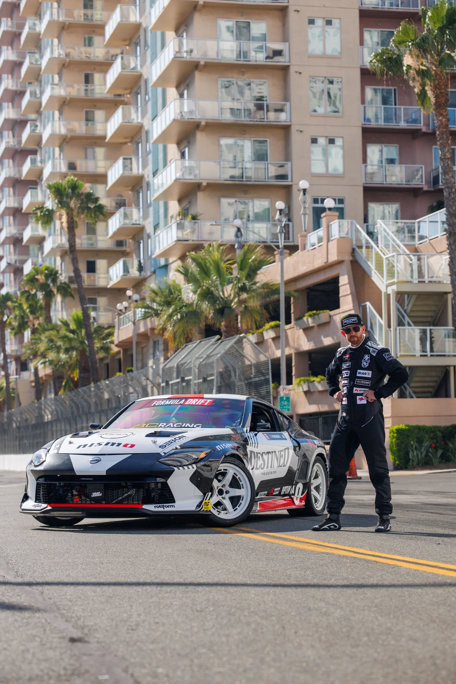 Driver and car with LB buildings